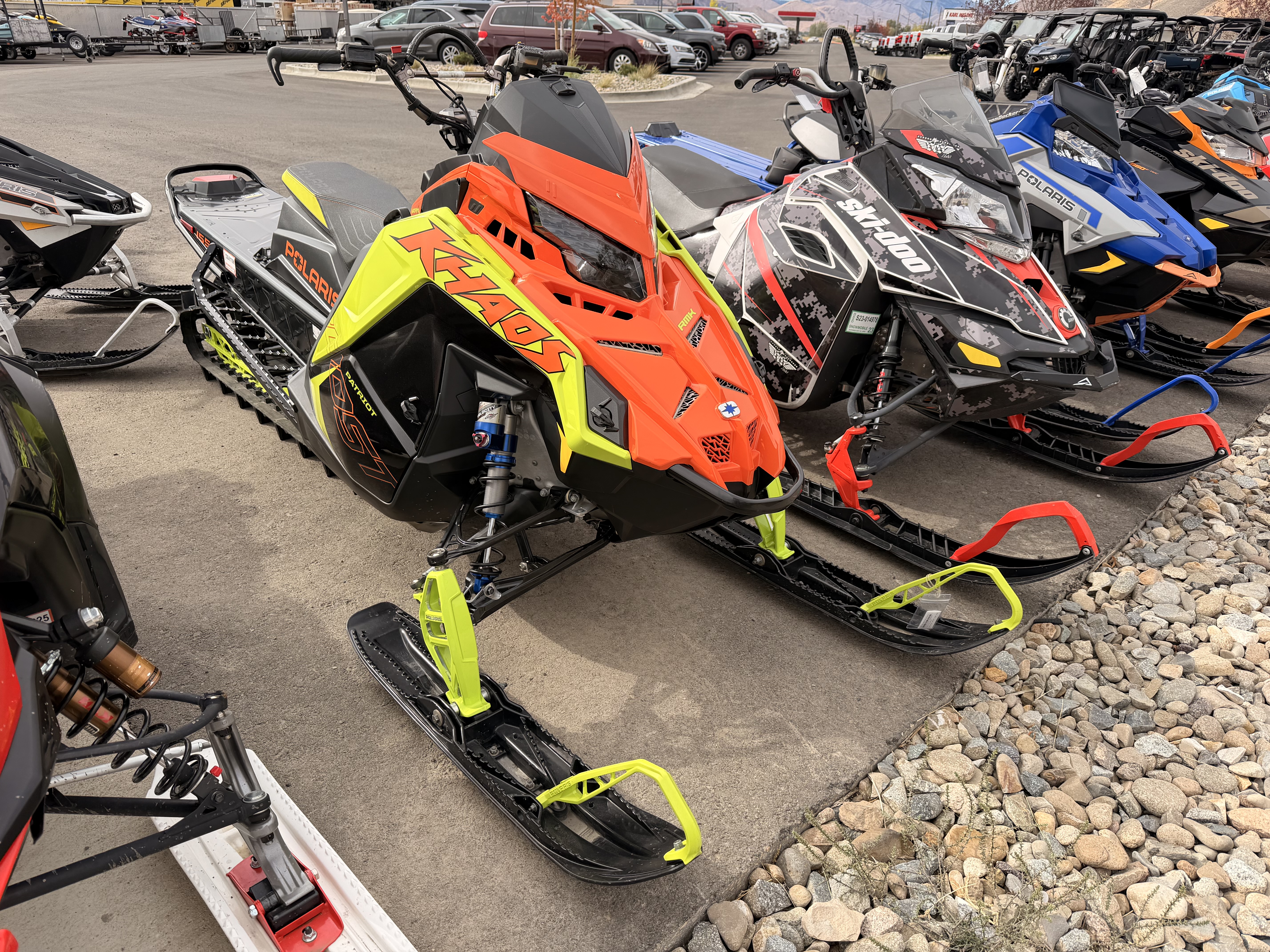 2023 Polaris Patriot Boost RMK Khaos Slash 155 SNOWMOBILE