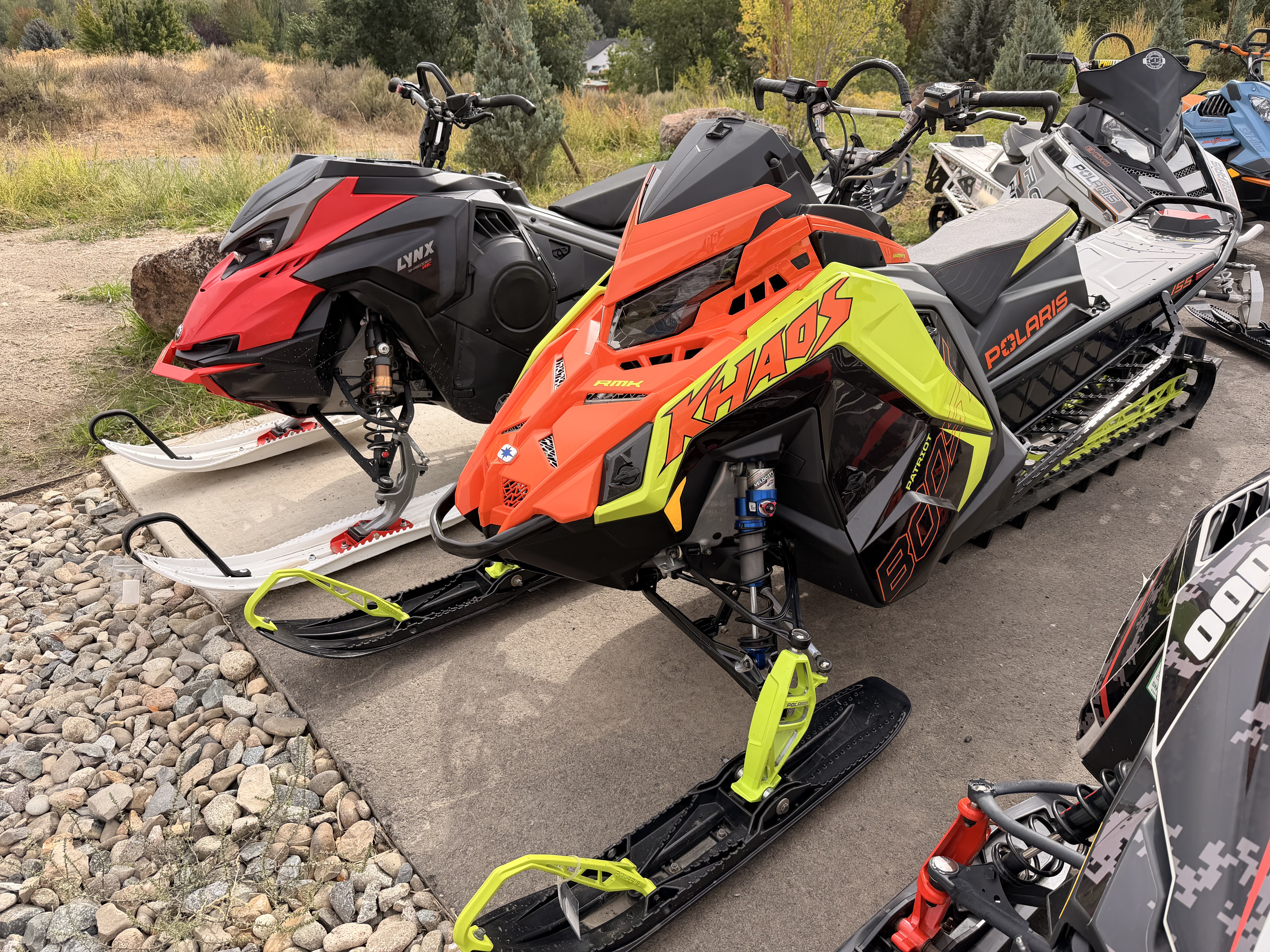 2023 Polaris Patriot Boost RMK Khaos Slash 155 SNOWMOBILE