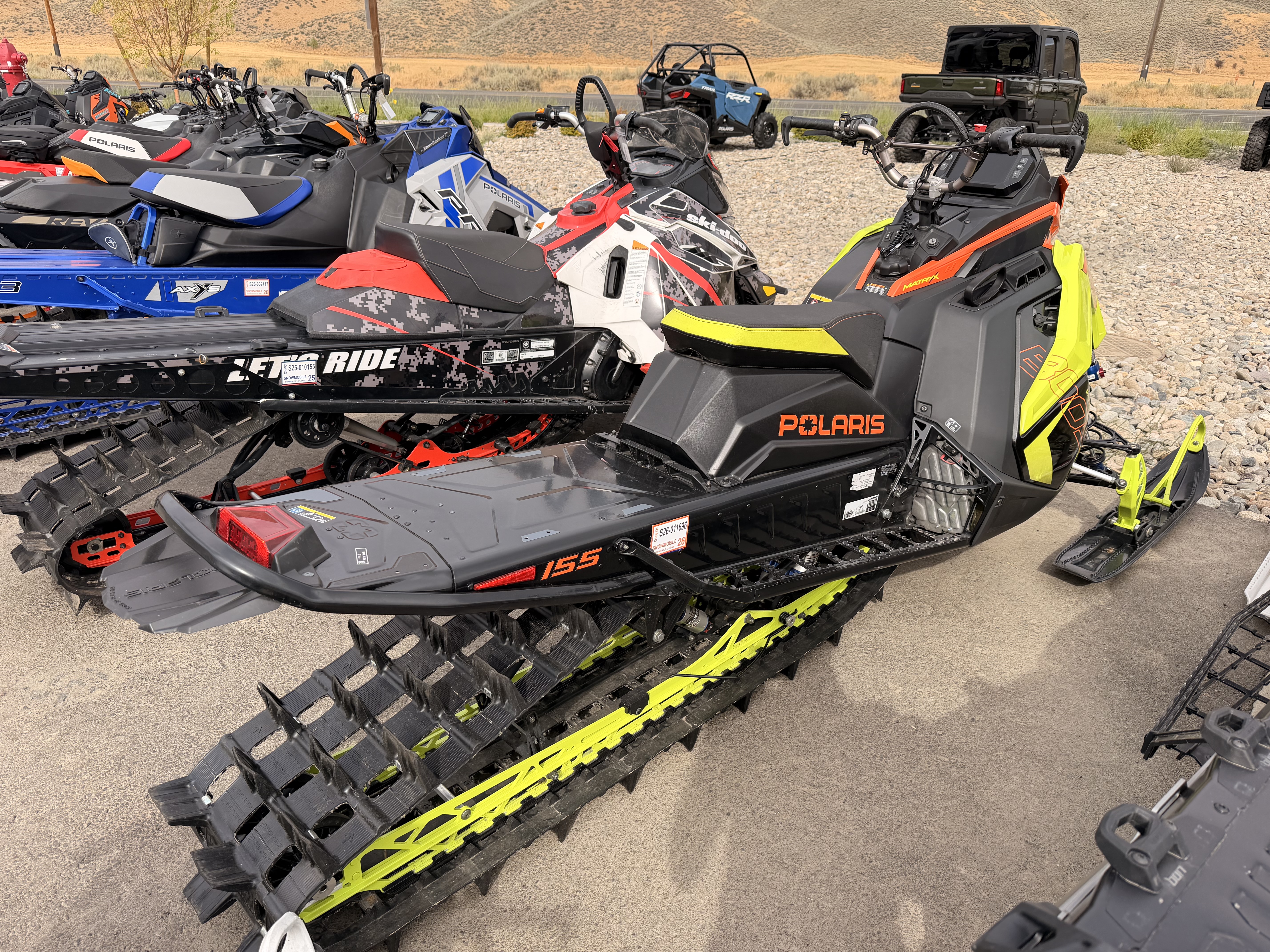 2023 Polaris Patriot Boost RMK Khaos Slash 155 SNOWMOBILE